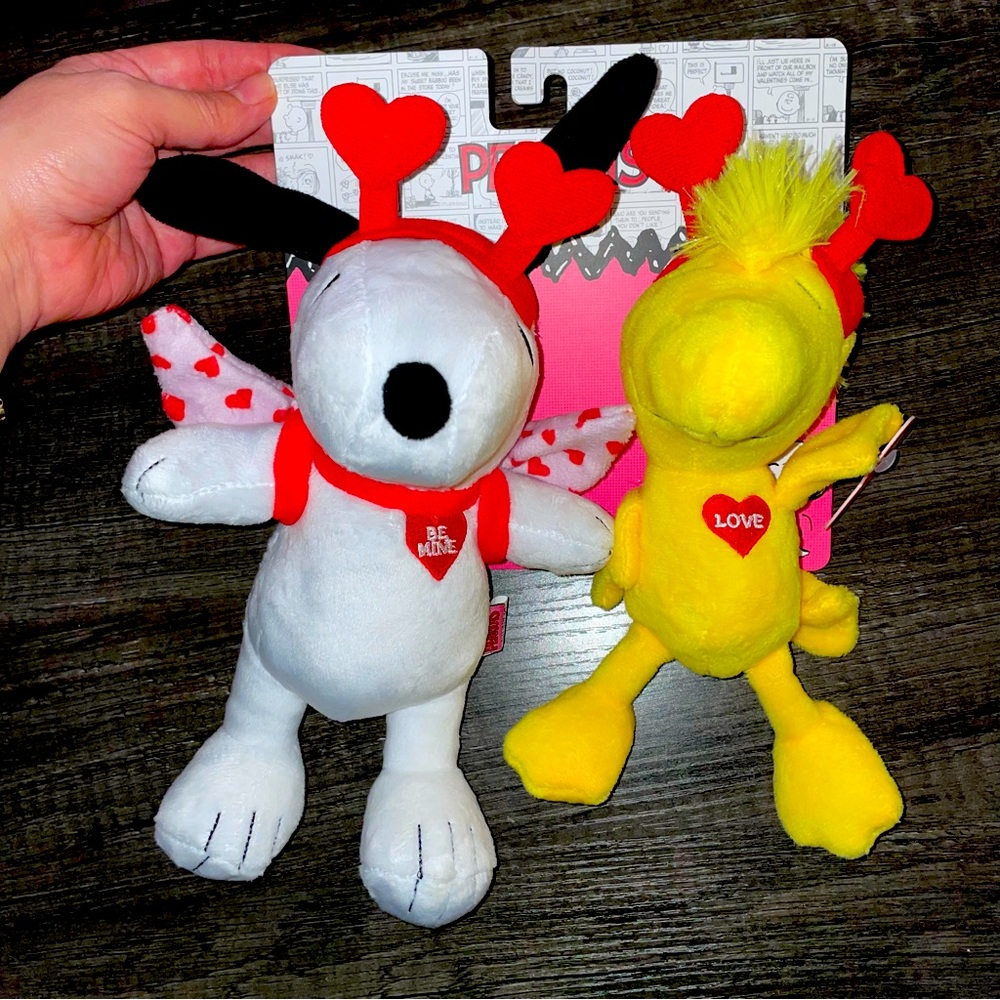 💝💋 PEANUTS 2 PACK PLUSH DOG TOY 💋💝